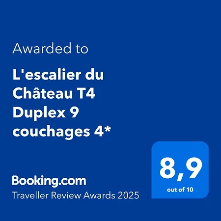 L'escalier Du Chateau T4 Duplex 9 Couchages 4* *